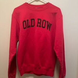 Old Row Men's Crewneck Sweater - Vibrant Red